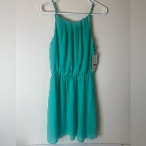 Sleeveless Teal Dress